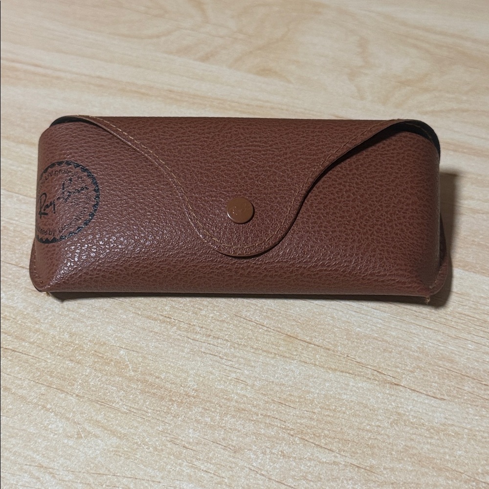 Ray-Ban - Tan Leather Eyewear Case